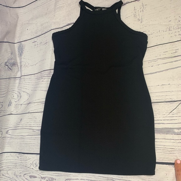 Halter Top LBD with Faux Back Zipper - Picture 5 of 5